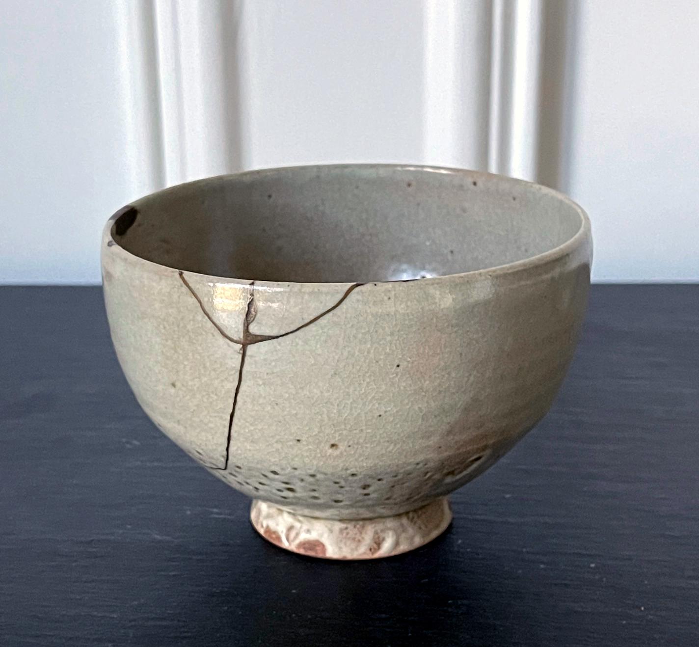 Antique Korean Ceramic Gohon Chawan Tea Bowl Joseon Dynasty For Sale 6
