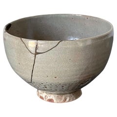 Antique Korean Ceramic Gohon Chawan Tea Bowl Joseon Dynasty