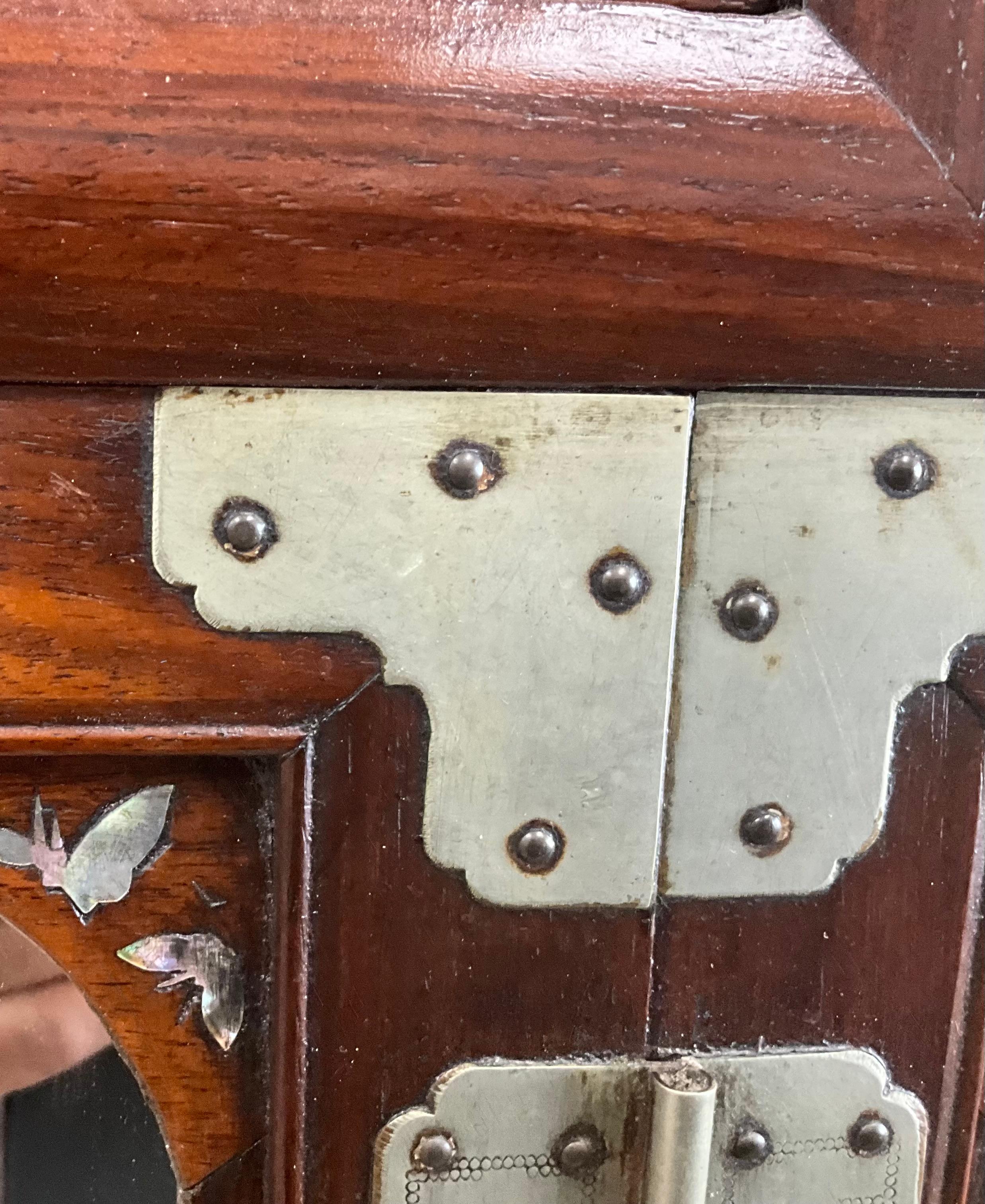 Tang Antique Korean Jang Chest-on-Chest with Stand - Early 20th Century
