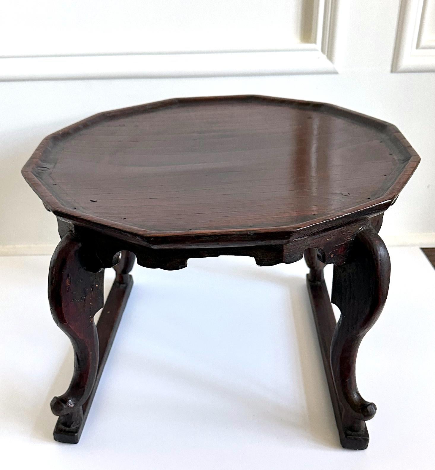 Antique Korean Lacquer Wood Soban Table Joseon Period For Sale 8