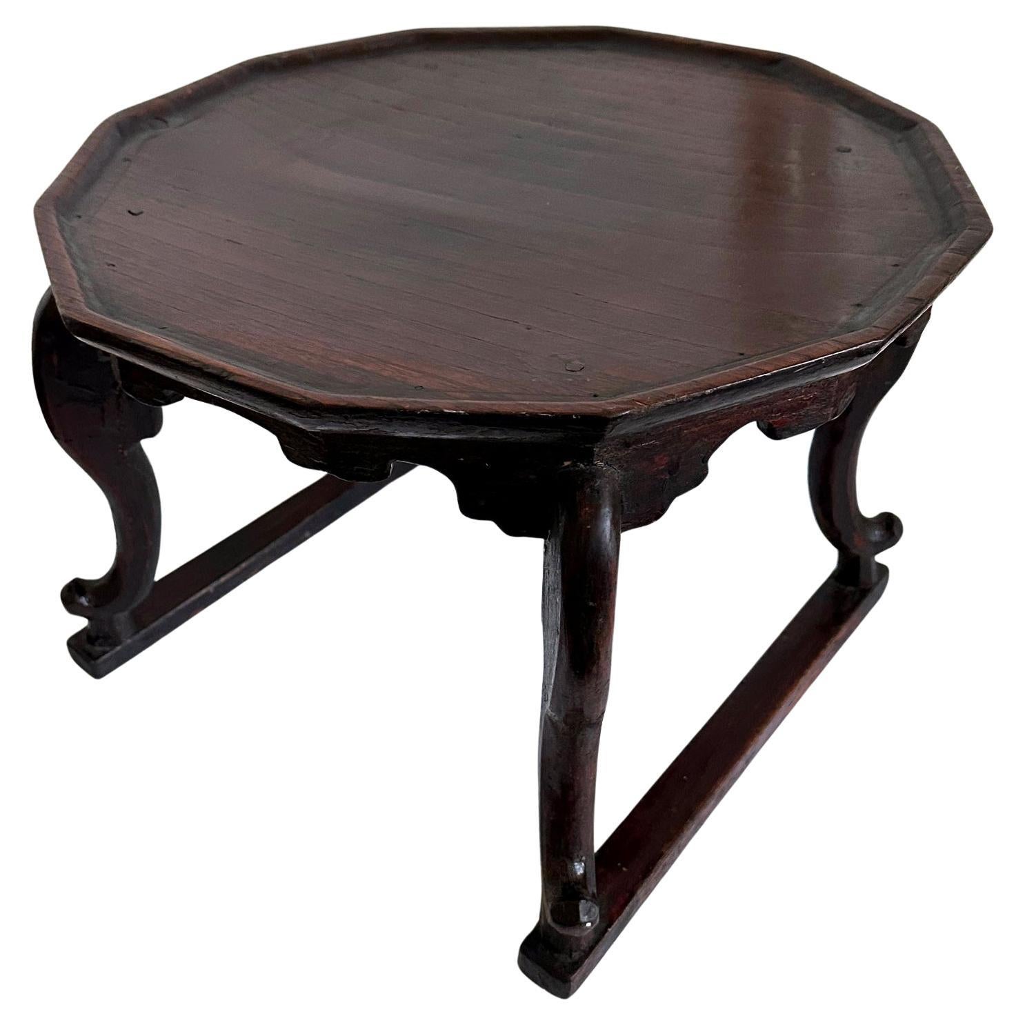 Table de Soban ancienne en bois laqué coréen Période Joseon
