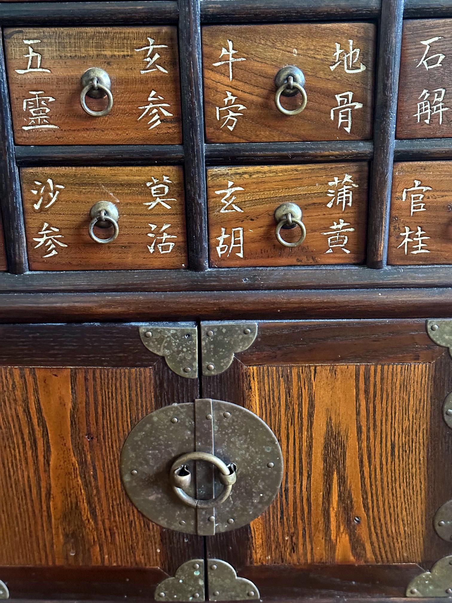 Korean Medicine Chest with Drawers Yakchang For Sale 2