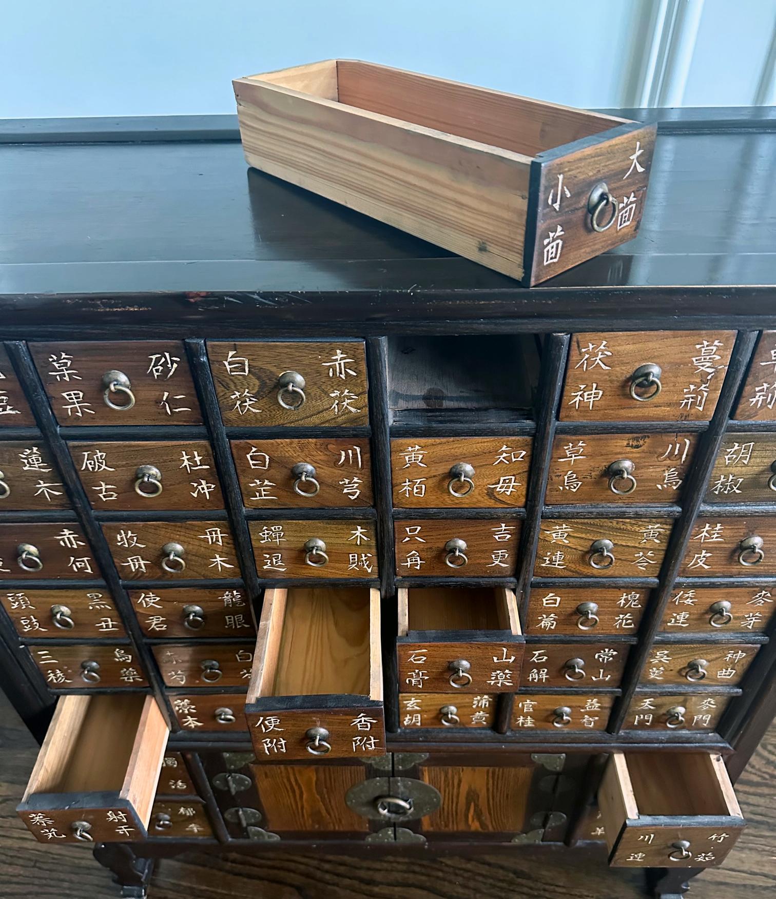 Korean Medicine Chest with Drawers Yakchang For Sale 5
