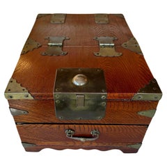 Antique Korean Mirror and Cosmetic Box