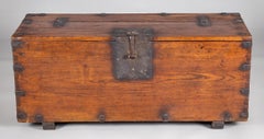 Antique Korean Money Chest or Trunk, 18th Century