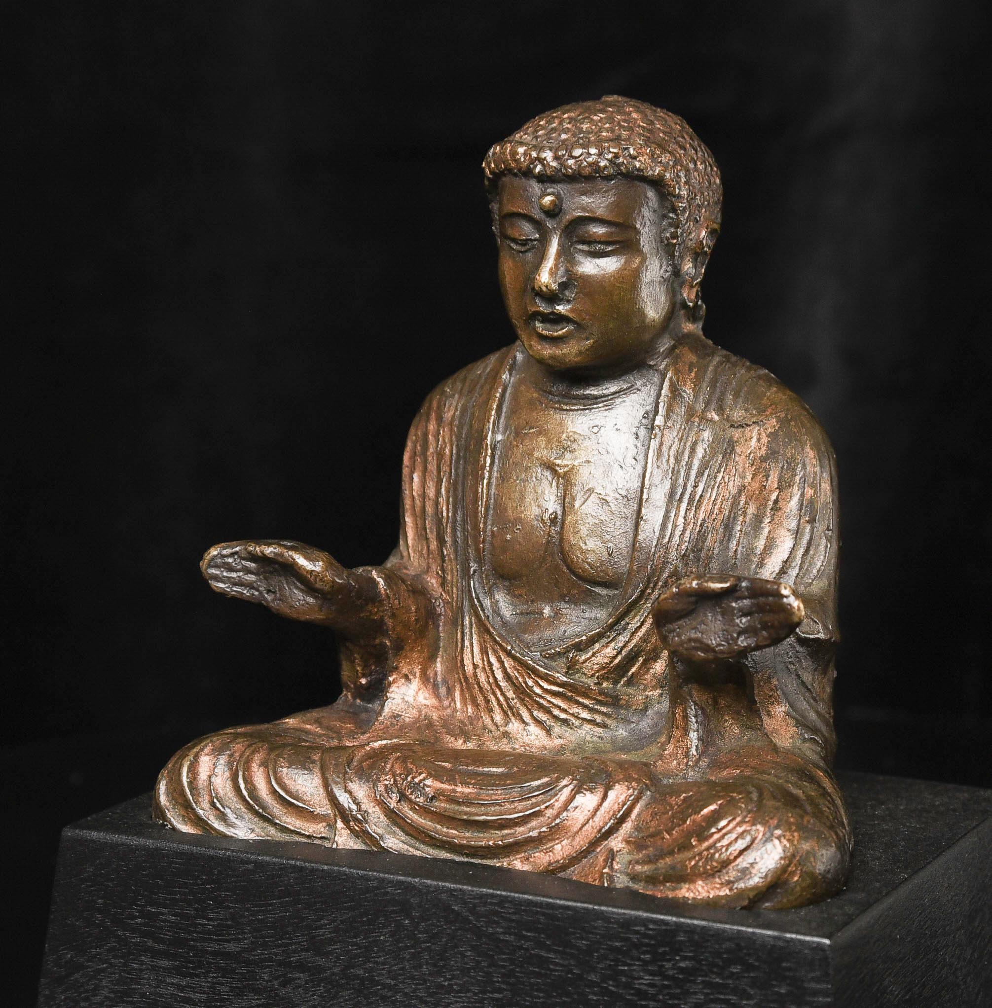 Antique Korean or Japanese Buddha - 9719 In Excellent Condition In Ukiah, CA