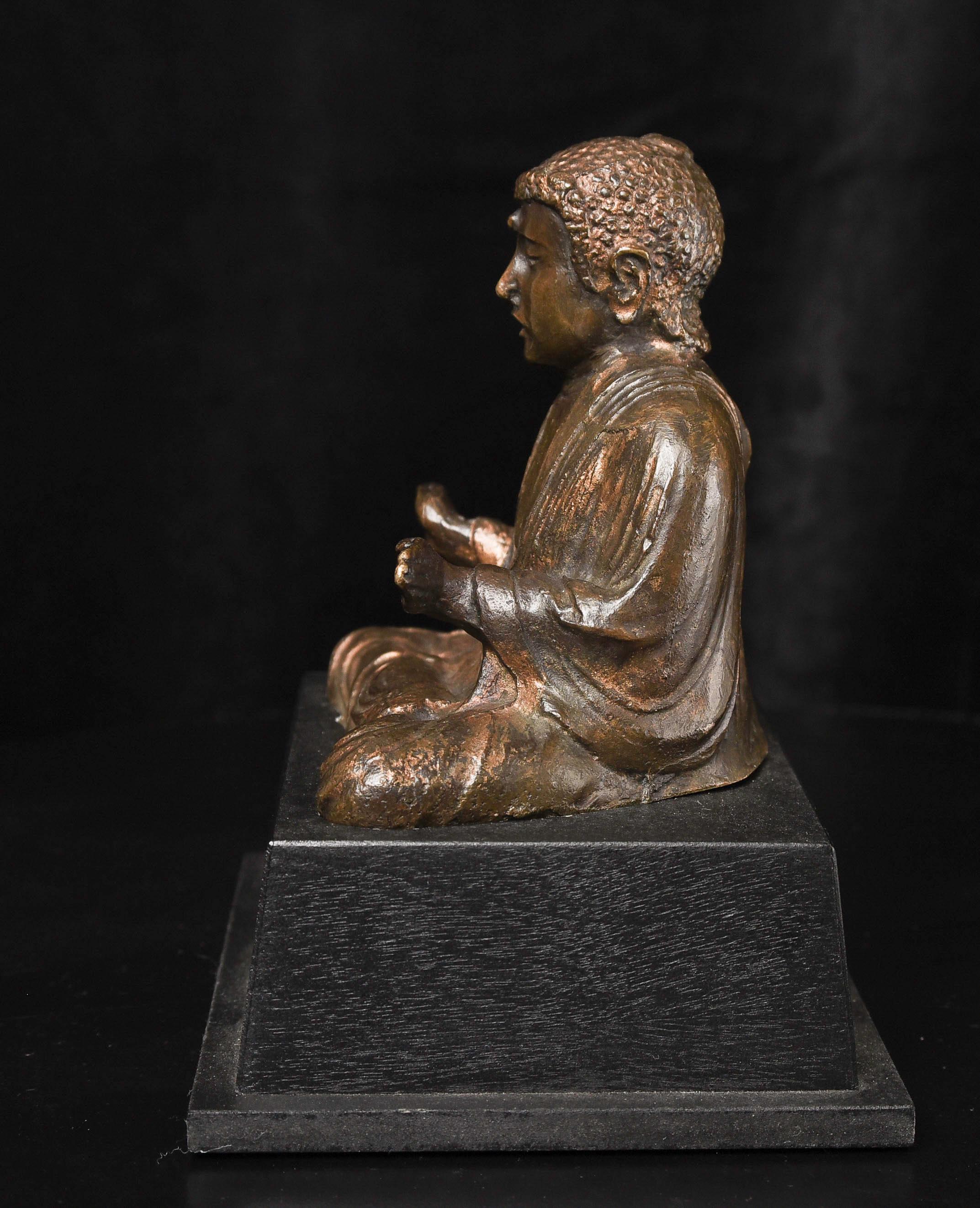 18th Century and Earlier Antique Korean or Japanese Buddha - 9719