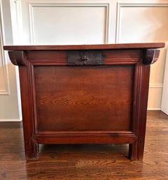 Antique Korean Rice Storage Bin Dwiju Side Table