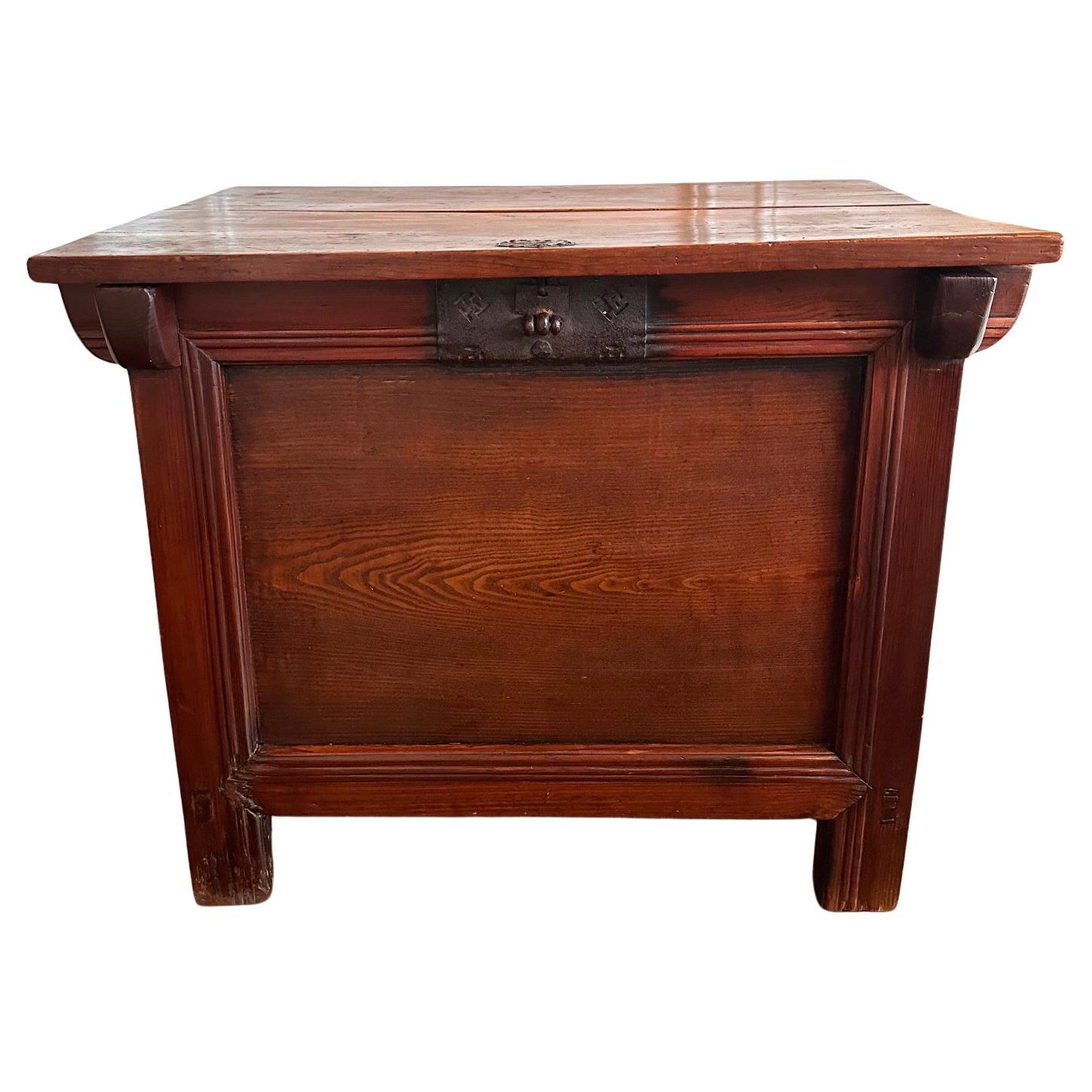 Antique Korean Rice Storage Bin Dwiju Side Table