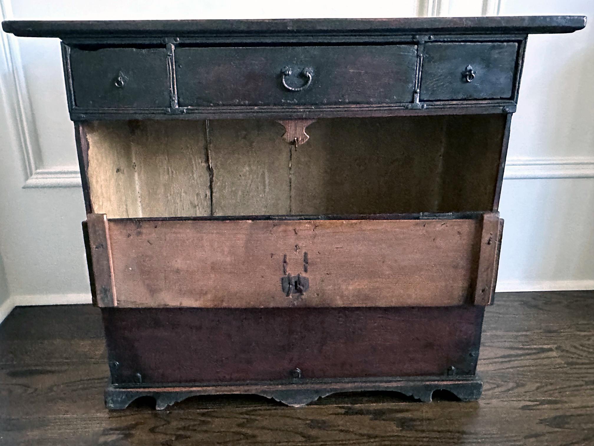 Antique Korean Scholar Book Bandaji Chest Joseon Dynasty For Sale 1