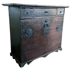 Antique Korean Scholar Book Bandaji Chest Joseon Dynasty
