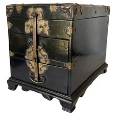 Antique Korean Table Top Chest with Drawers Joseon Dynasty