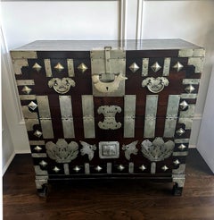 Antique Korean Wedding Bandaji Chest Joseon Dynasty