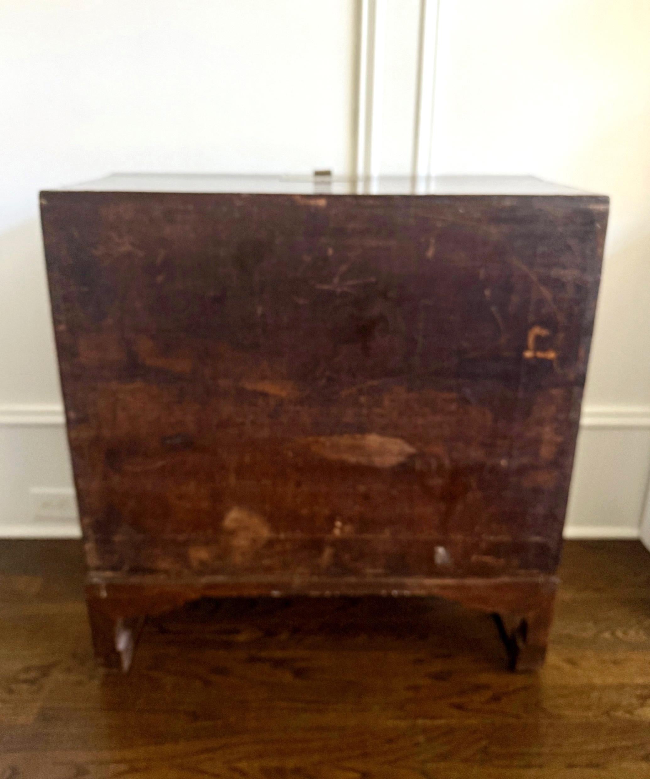 Antique Korean Wedding Bandaji Chest Joseon Dynasty Original Invoice For Sale 4