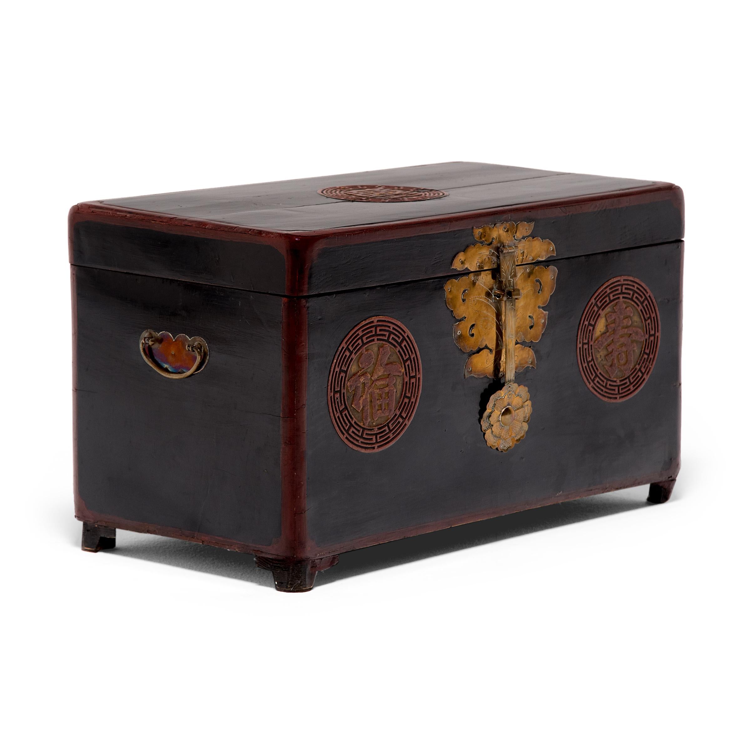 Chinese Early 20th Century Korean Wedding Chest