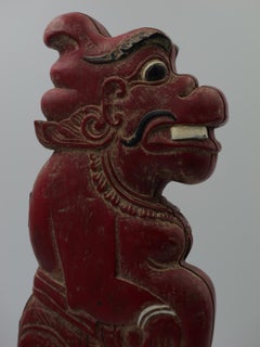 Antique Kotak Taji cockfighting spur container