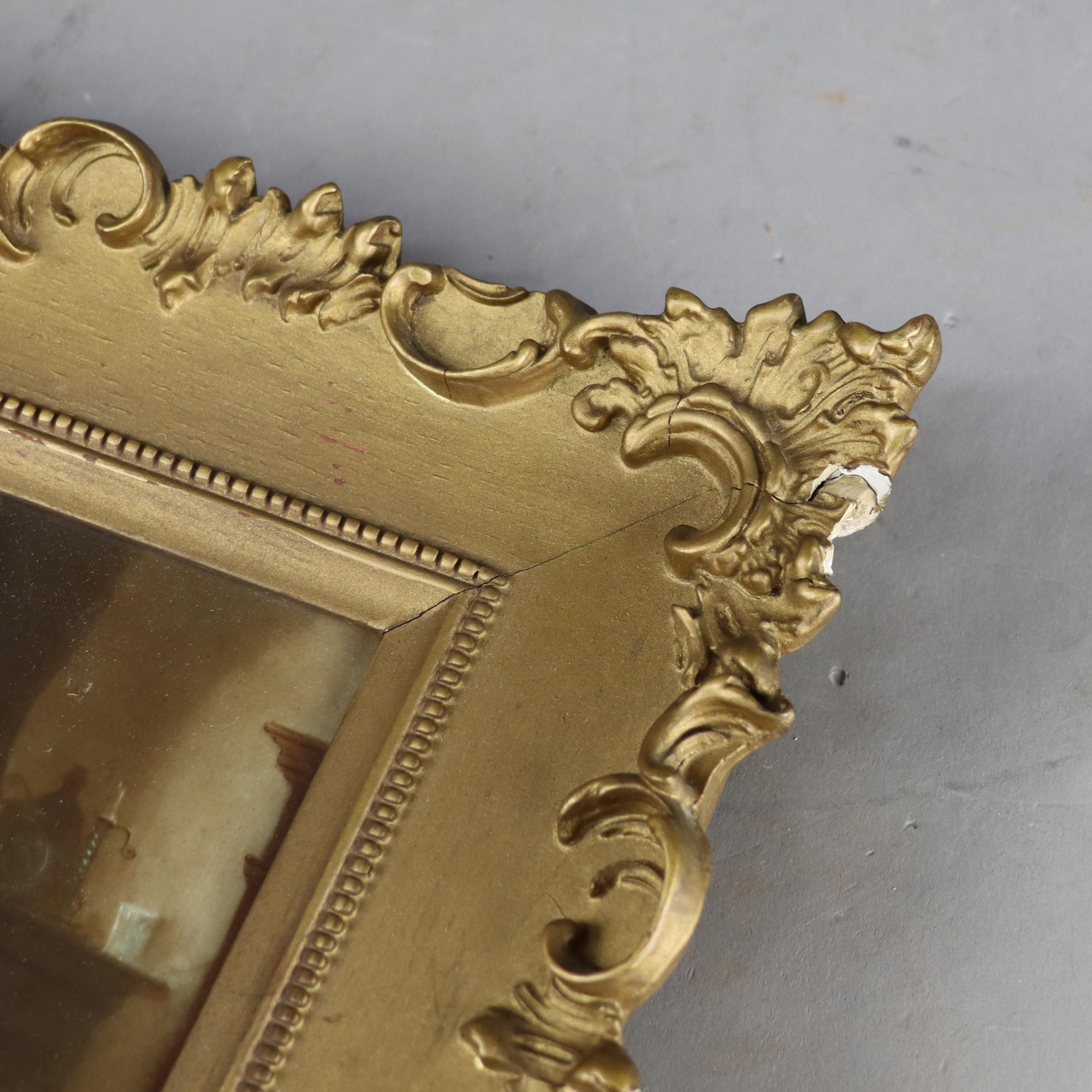 Hand-Painted Antique KPM Genre Painting on Porcelain “A Leaf Of Clover” by E. Greutzner C1890 For Sale