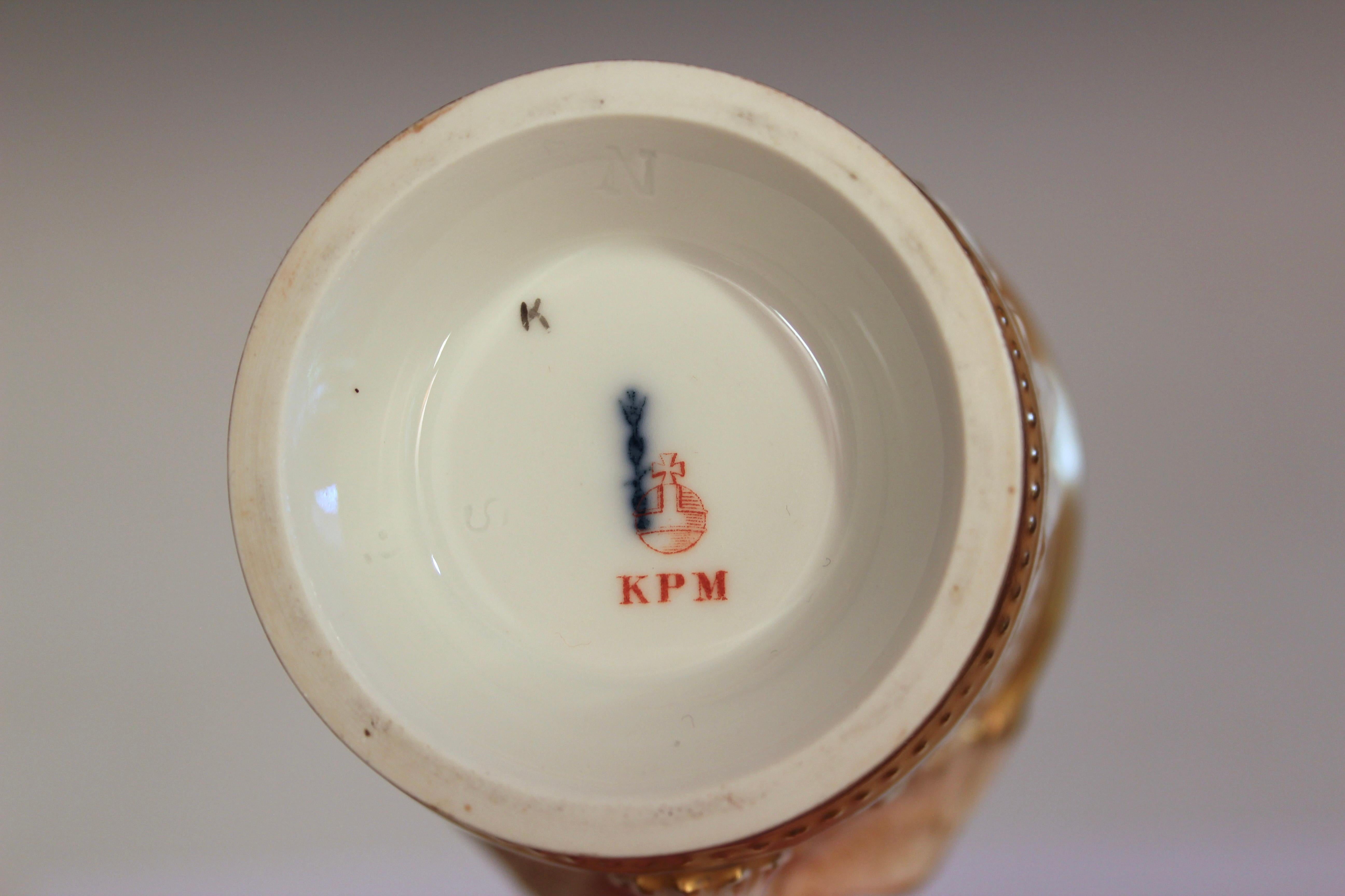 Antique KPM Porcelain German Commemorative Cup Wilhelm ll 4