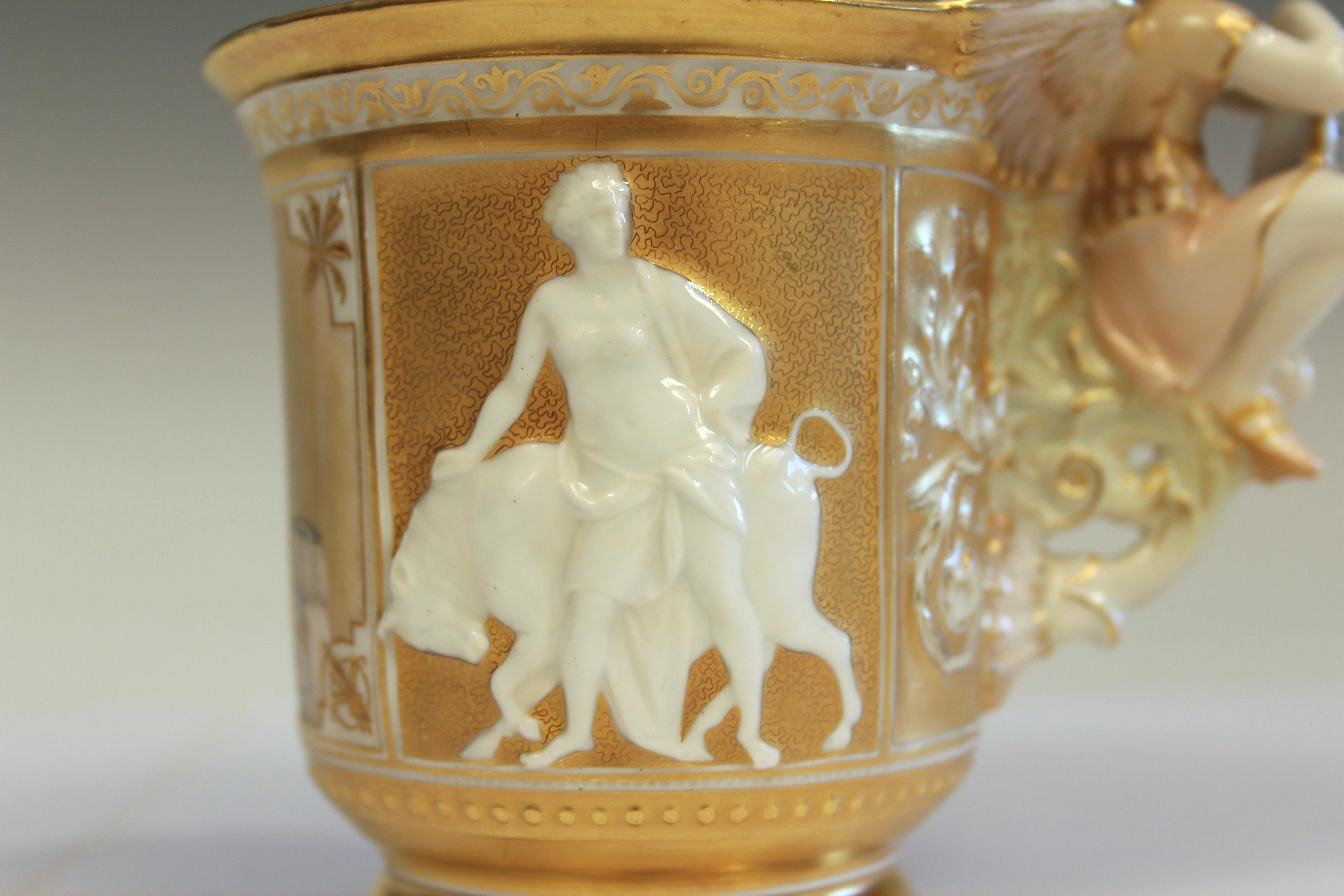 Antique KPM Porcelain German Commemorative Cup Wilhelm ll 1