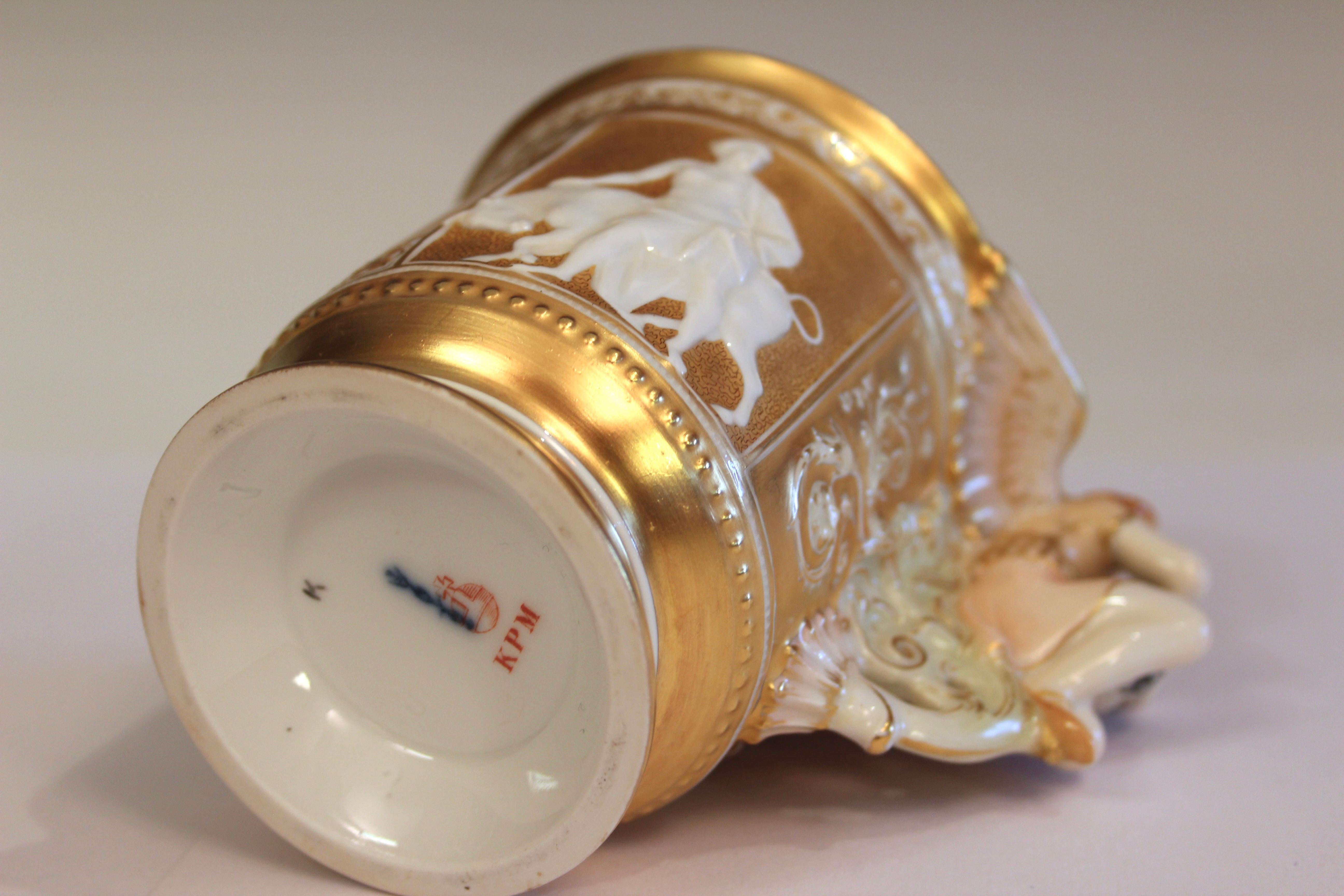 Antique KPM Porcelain German Commemorative Cup Wilhelm ll 3