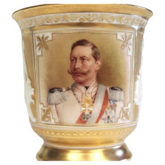 Antique KPM Porcelain German Commemorative Cup Wilhelm ll