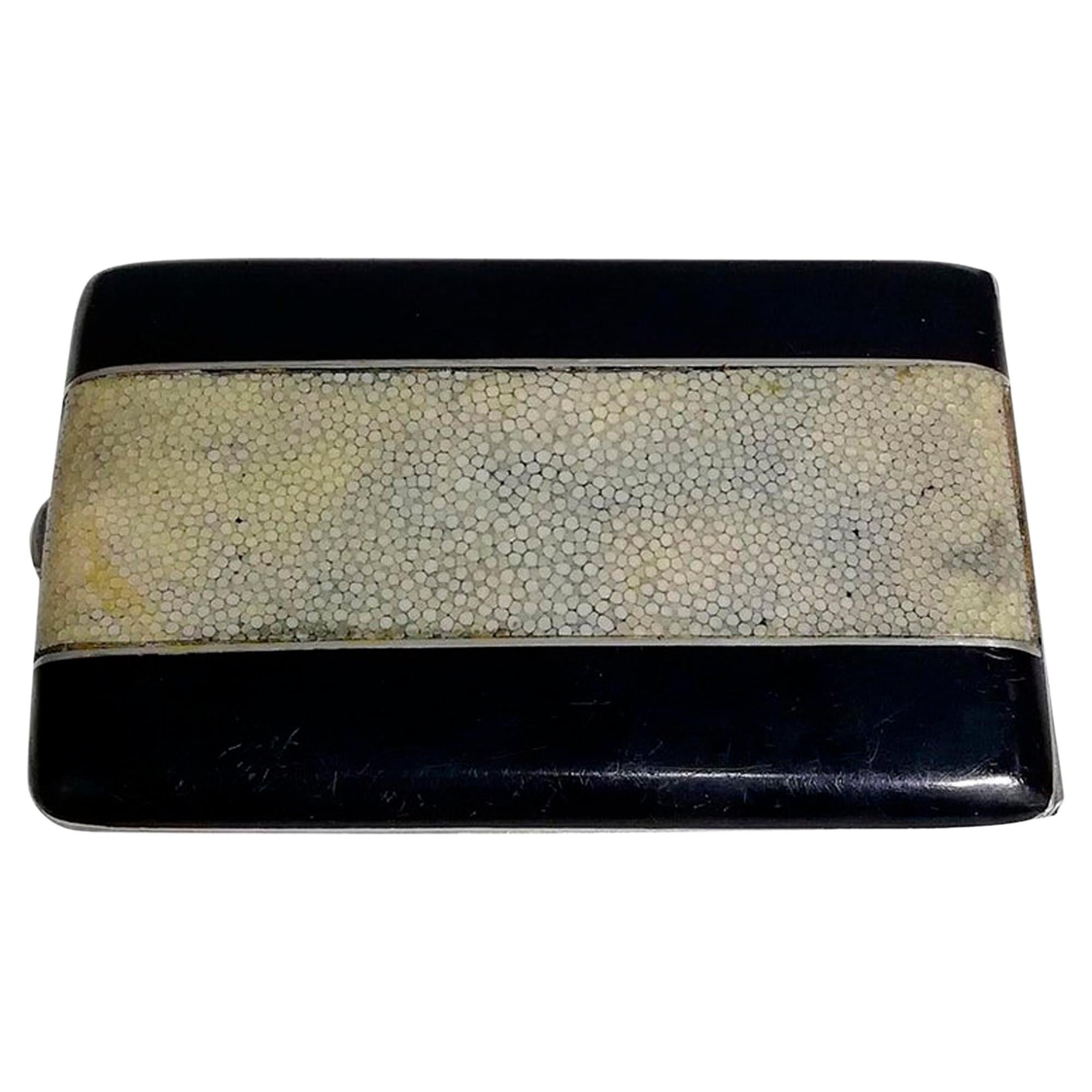 Antique “KRAFT AL PACCA” German Shagreen Cigarette Case