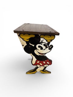 Antique Kroehler Manufacturing Disney Mickey & Minnie School Desk