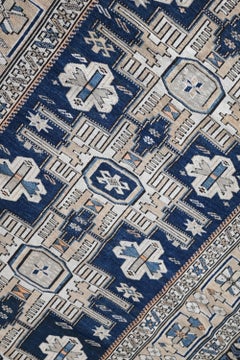 Antique Kuba Kazak with the Lesghi Star Design