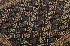 Antique Kuba Prayer Rug with Diamond Lattice - Rug & Kilim