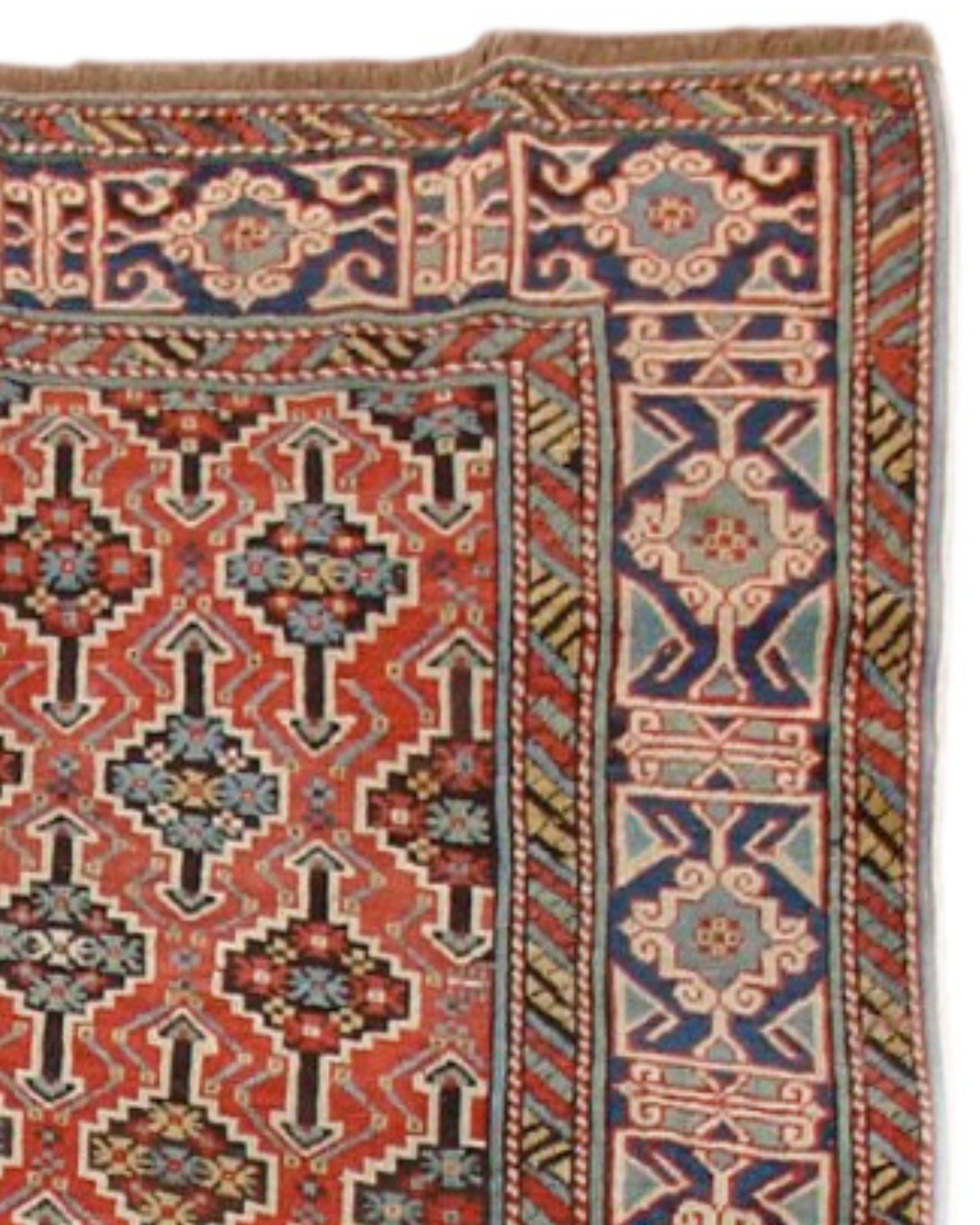 Antique Kuba Rug, 19th Century

Kuba rugs are named after the city of Kuba, which is now known as Quba and is located in the northeastern part of the Caucasus region. When they were first produced, Kuba rugs were considered the best rugs of the