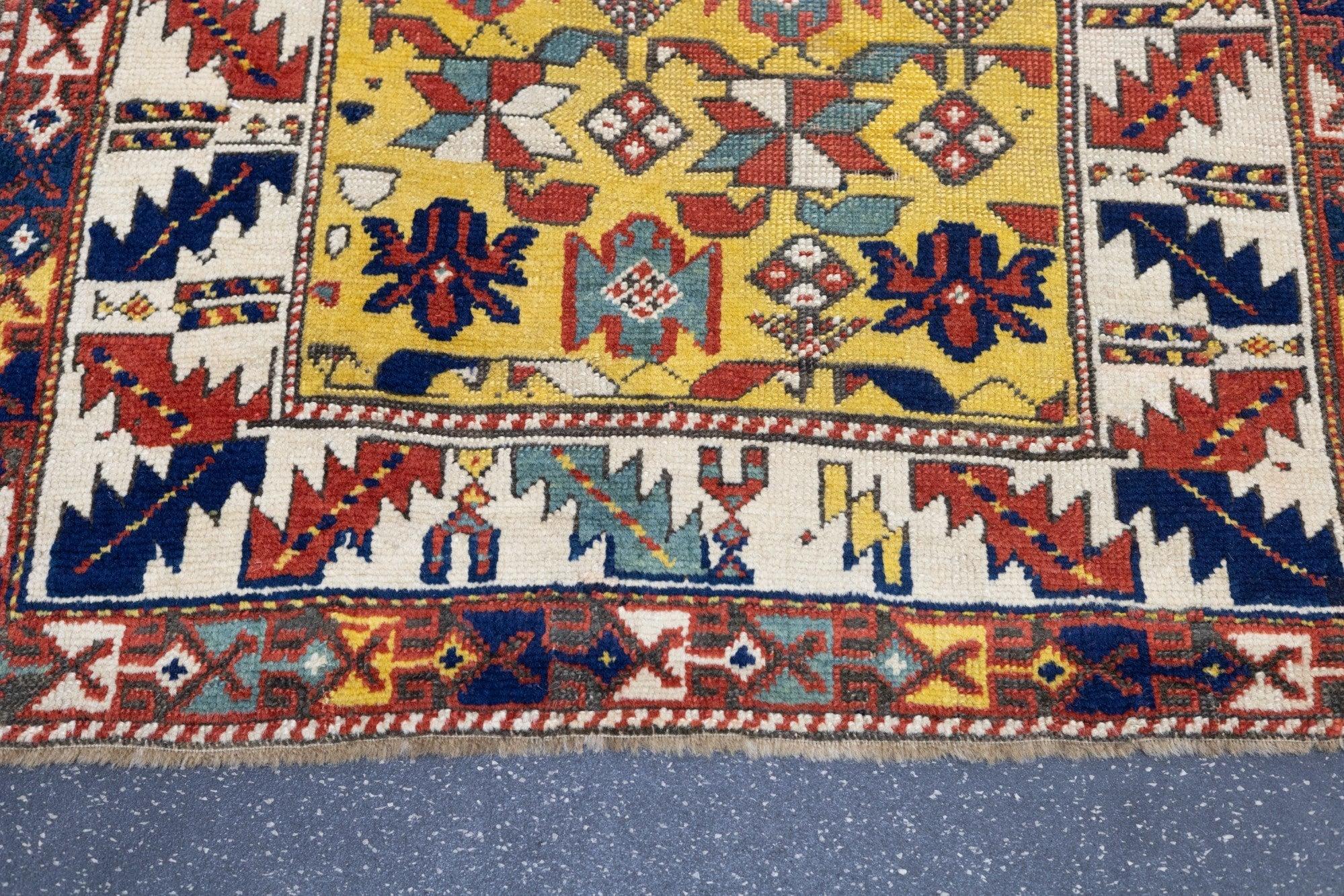 Caucasien Tapis Kuba ancien 3'0