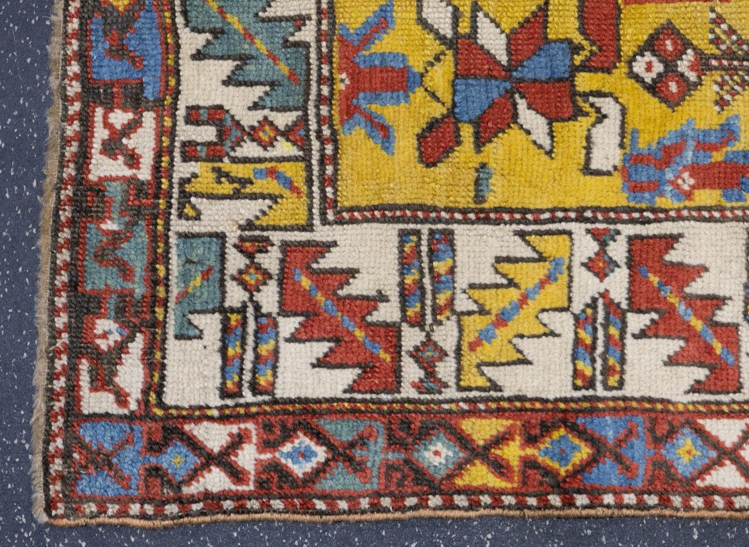 Noué à la main Tapis Kuba ancien 3'0