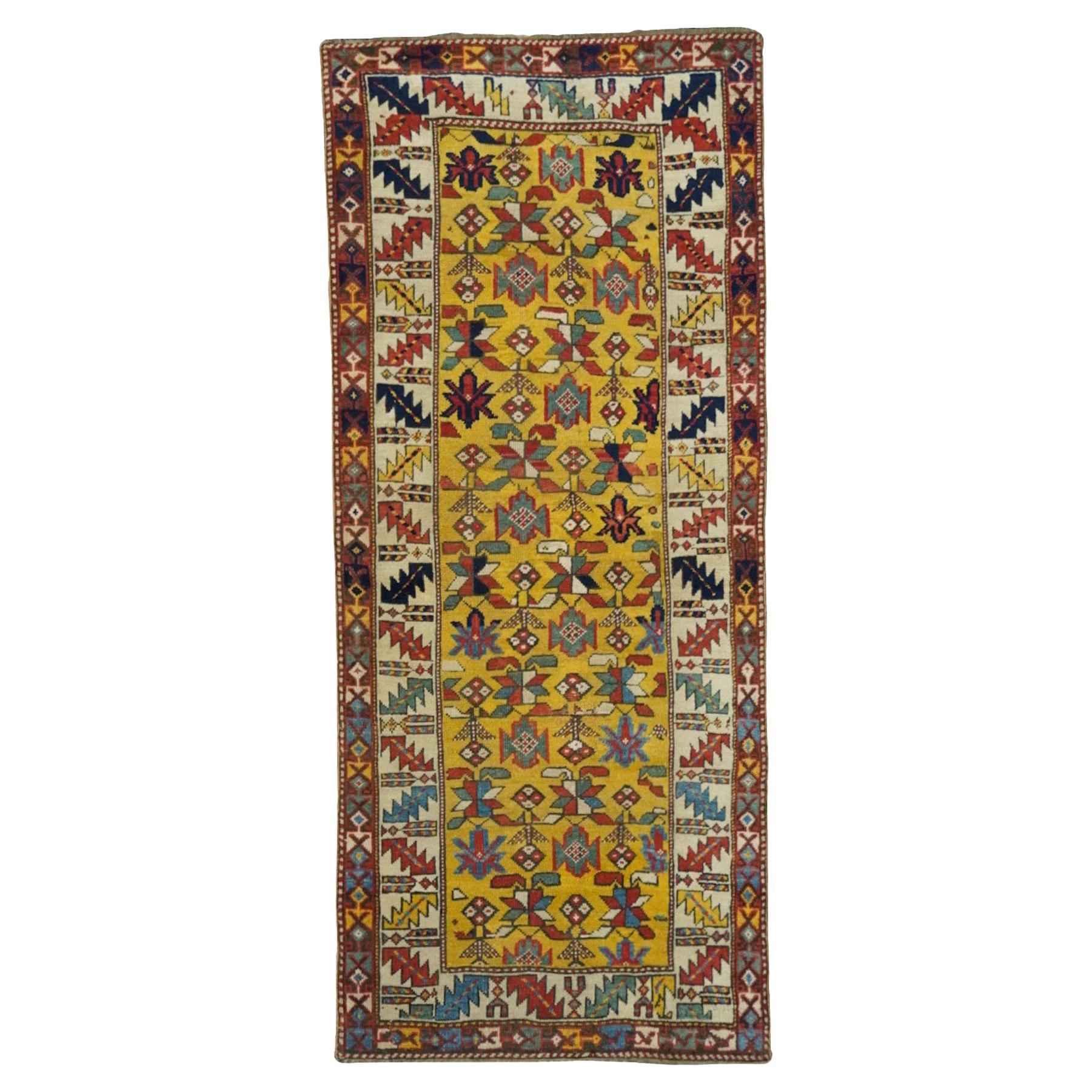 Antique Kuba Rug 3'0" x 7'1''
