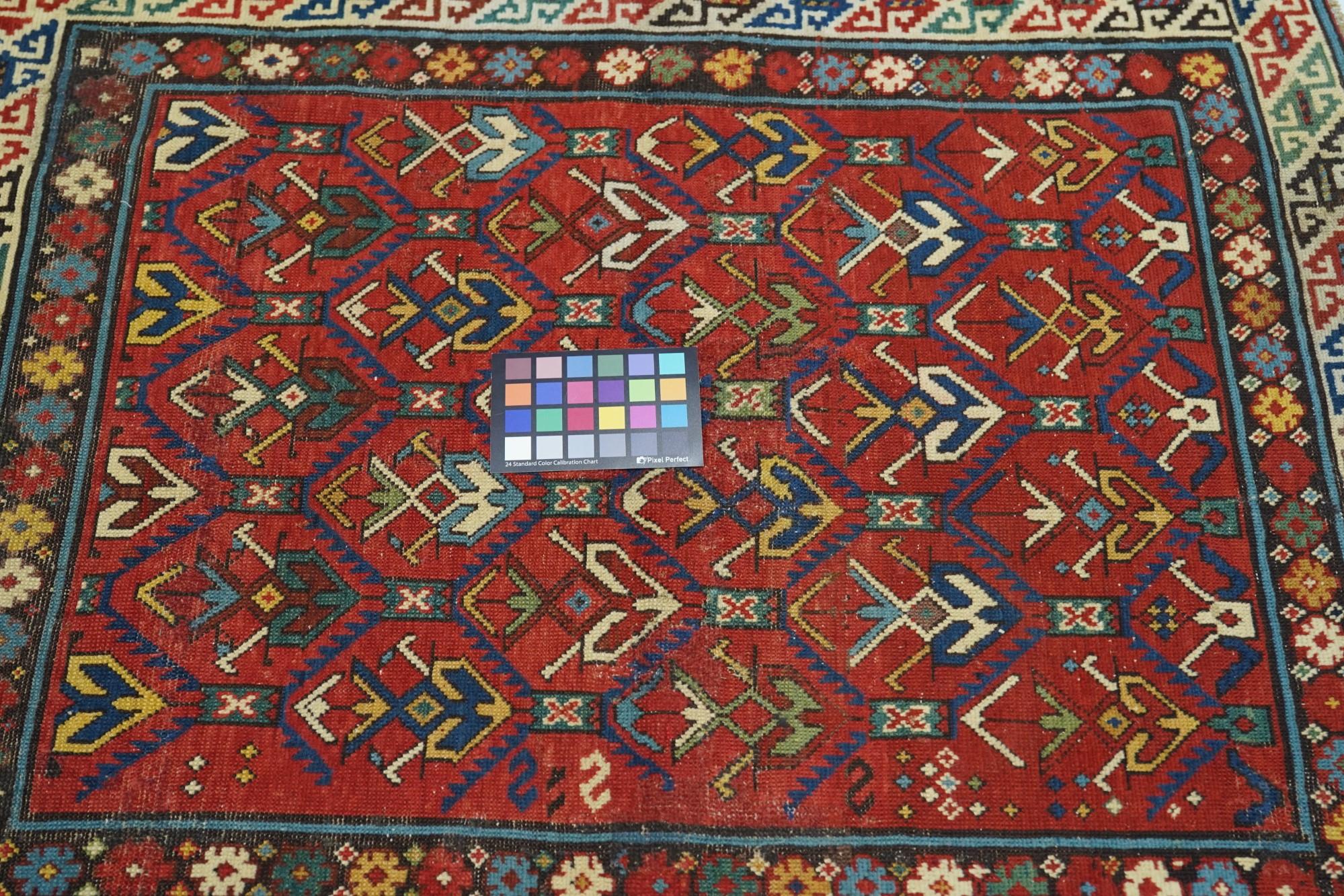 Antique Kuba Rug For Sale 2