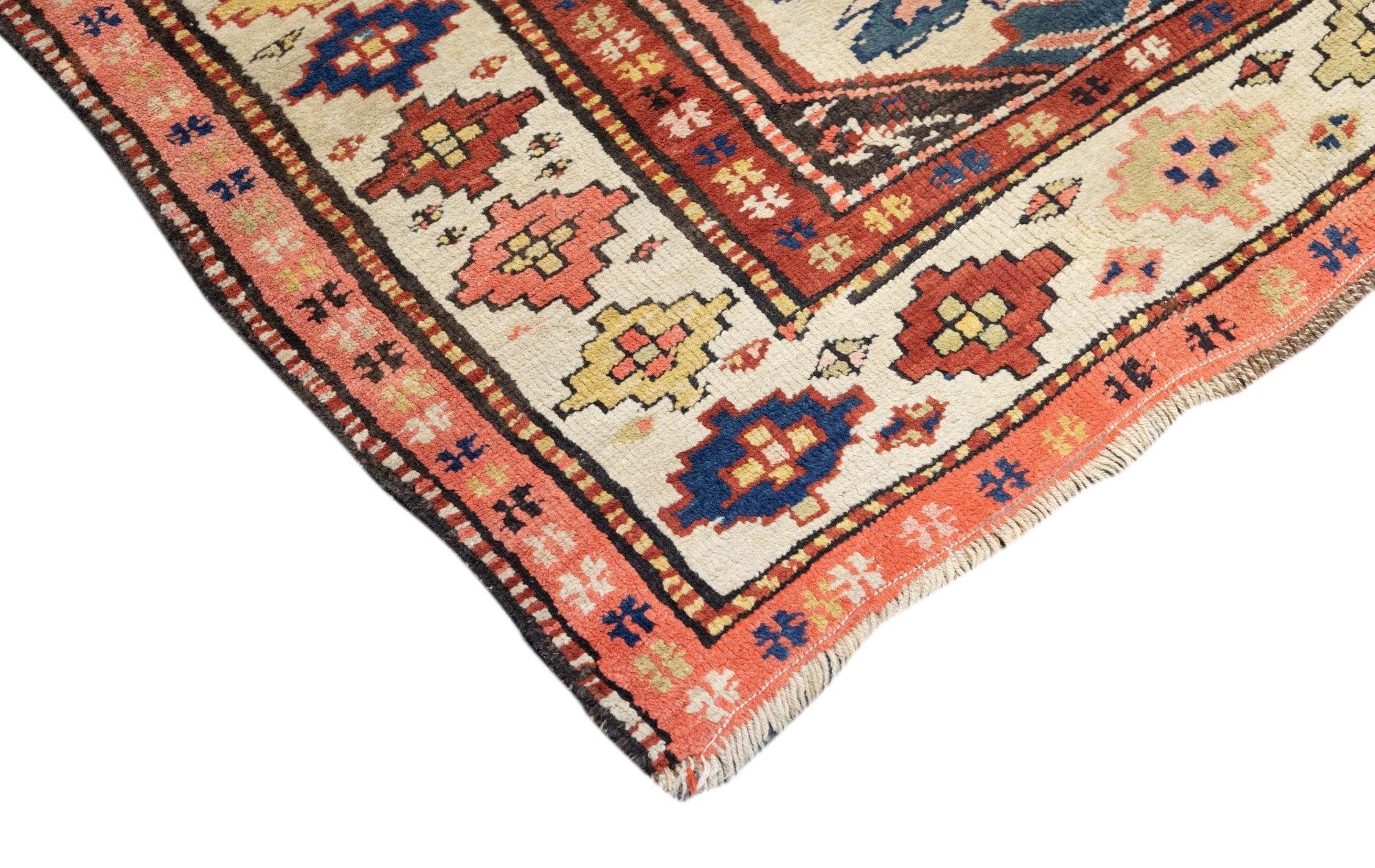 Caucasien Tapis Kuba ancien 3'11'' x 6'11'' en vente