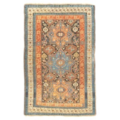 Tapis Kuba ancien de 3'2'' x 4'9'' cm