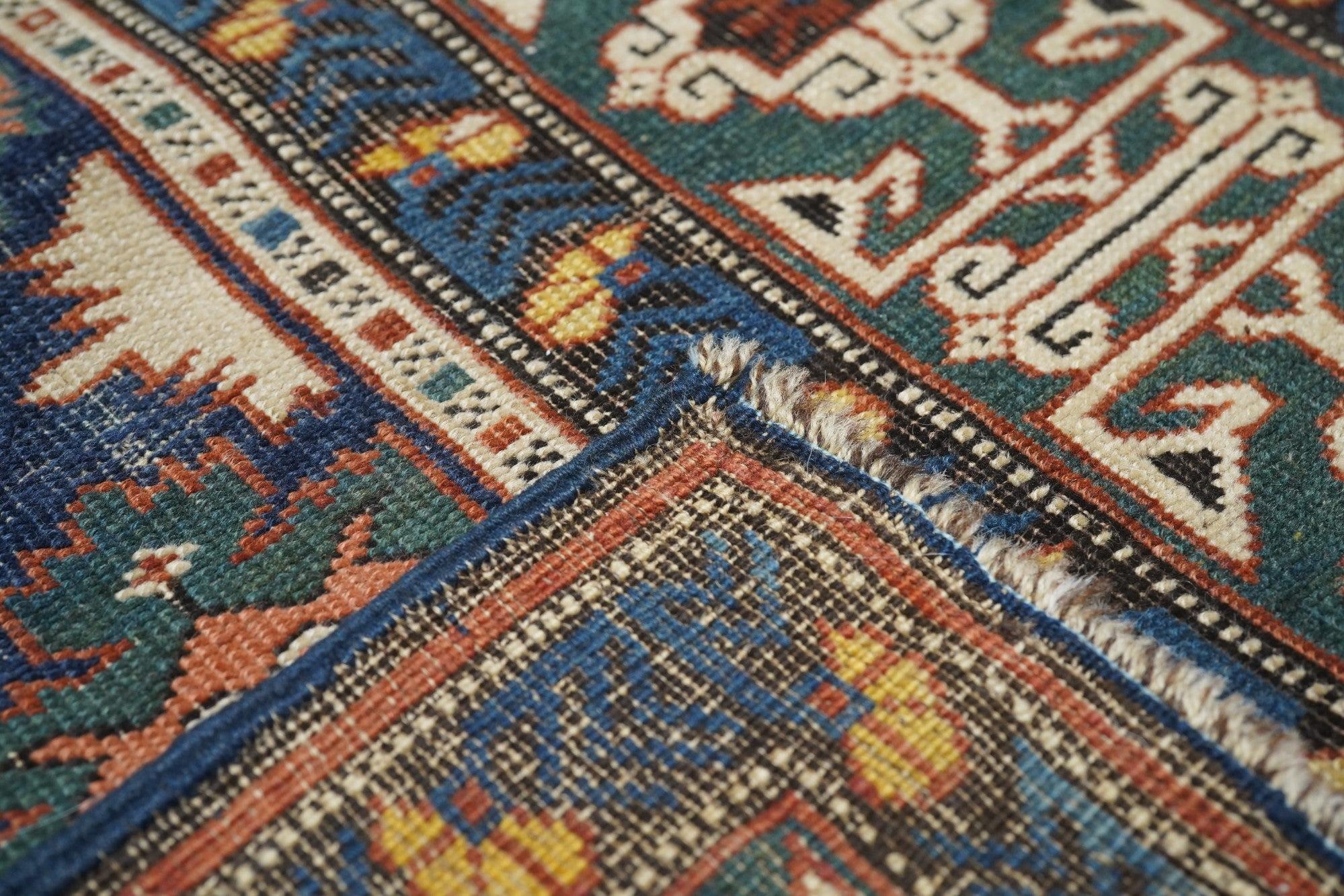 Laine Tapis Kuba ancien de 3'4'' x 11'10'' en vente
