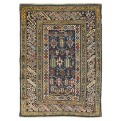 Antique Kuba Rug 3'4'' x 4'8''