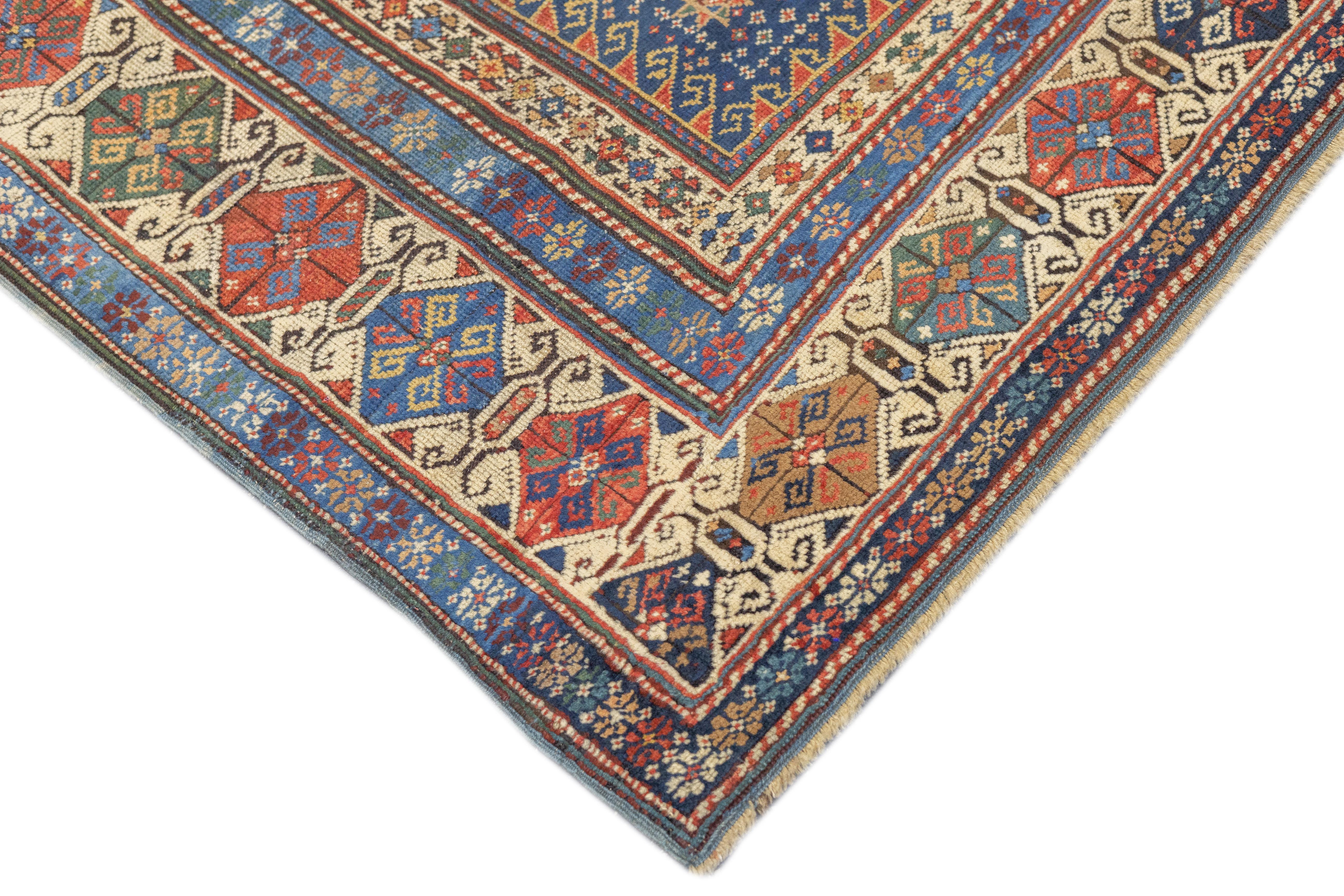 Caucasien Tapis Kuba ancien 4'0