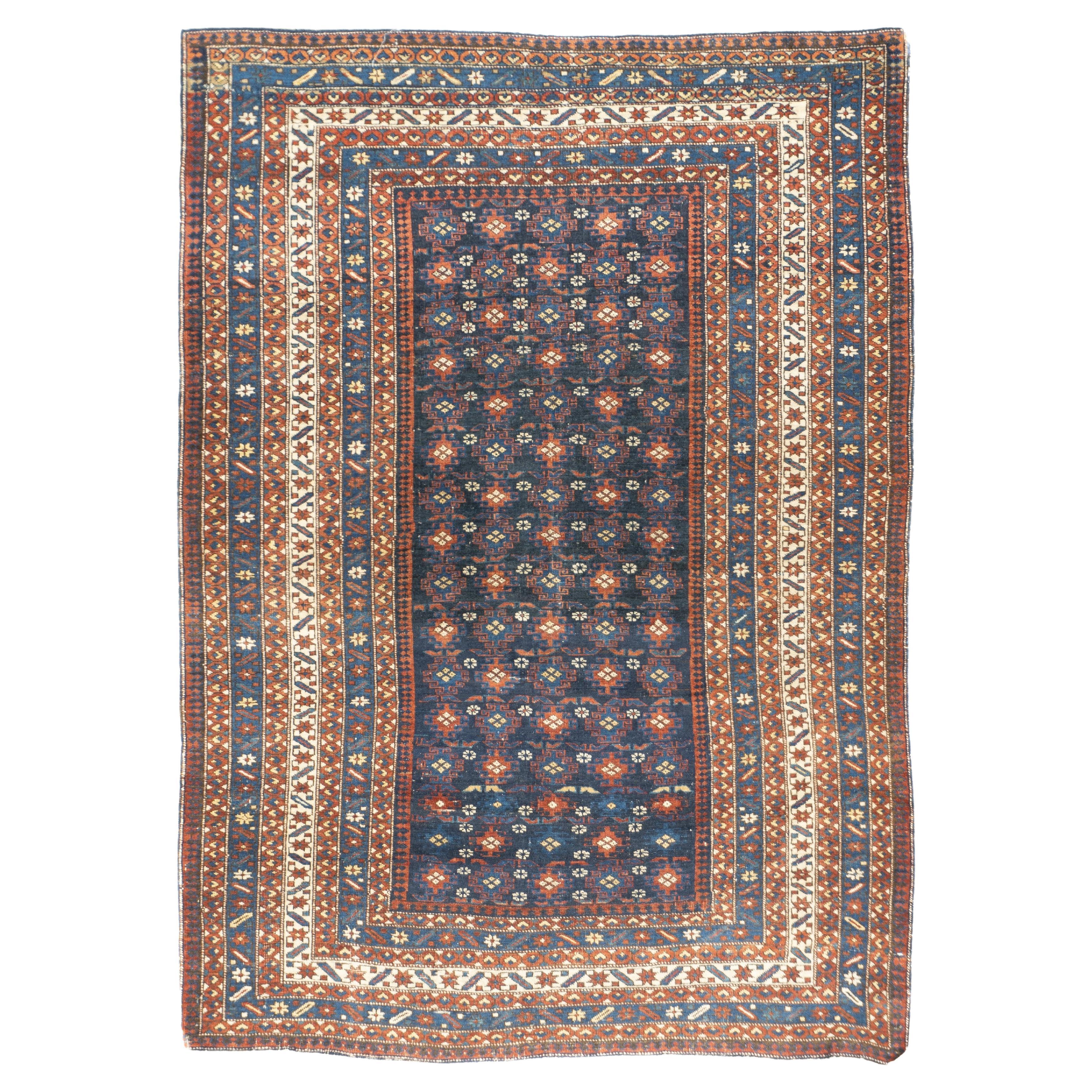 Antique Kuba Rug 4'1'' x 5'9''