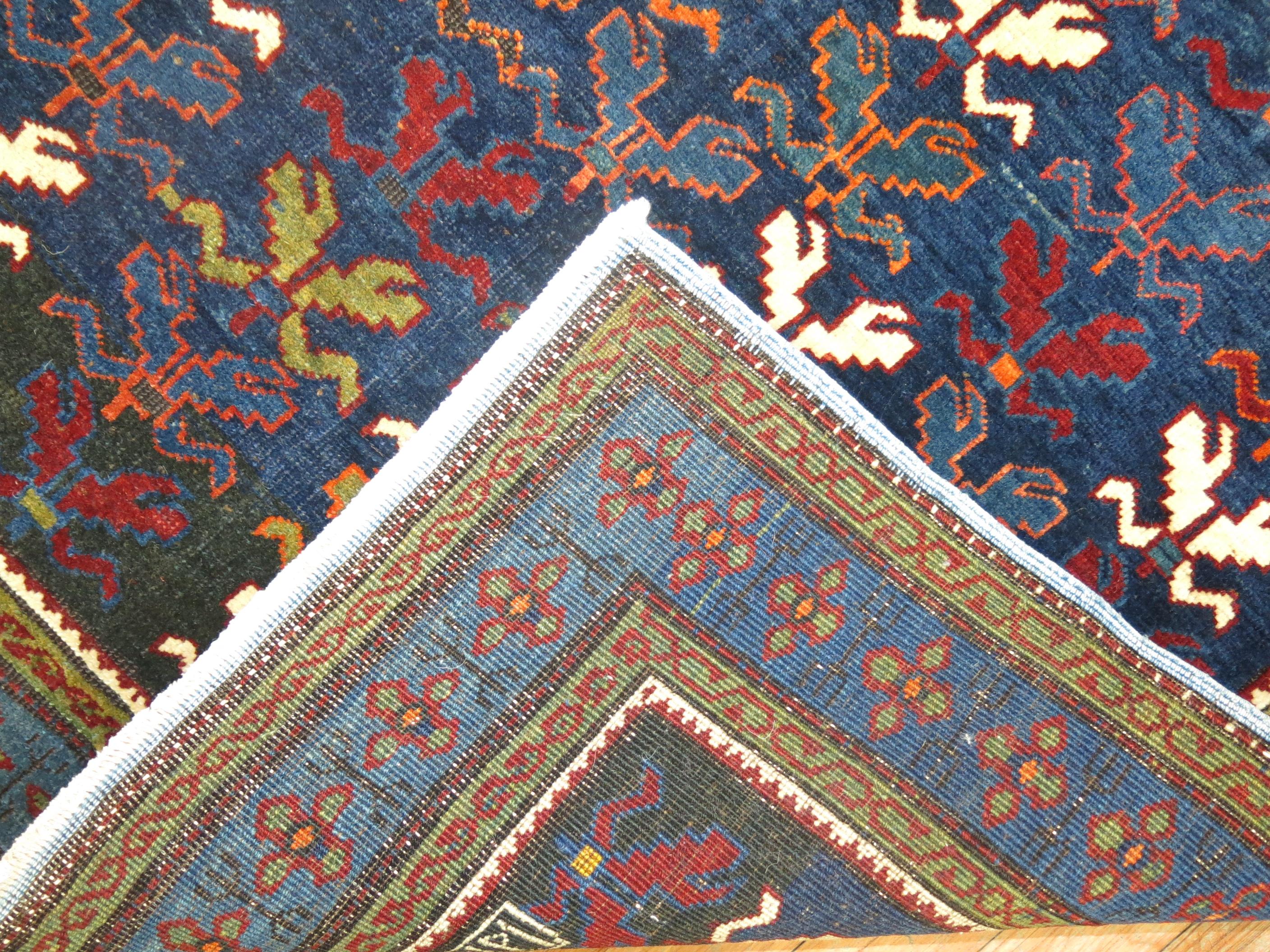 An early 20th century high collectible Caucasian Kuba rug. Dated 1918