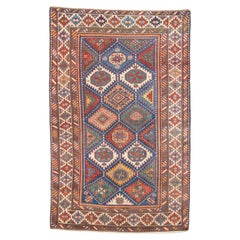 Antique Kuba Rug, Wool, Late 19th Century, Caucasus
