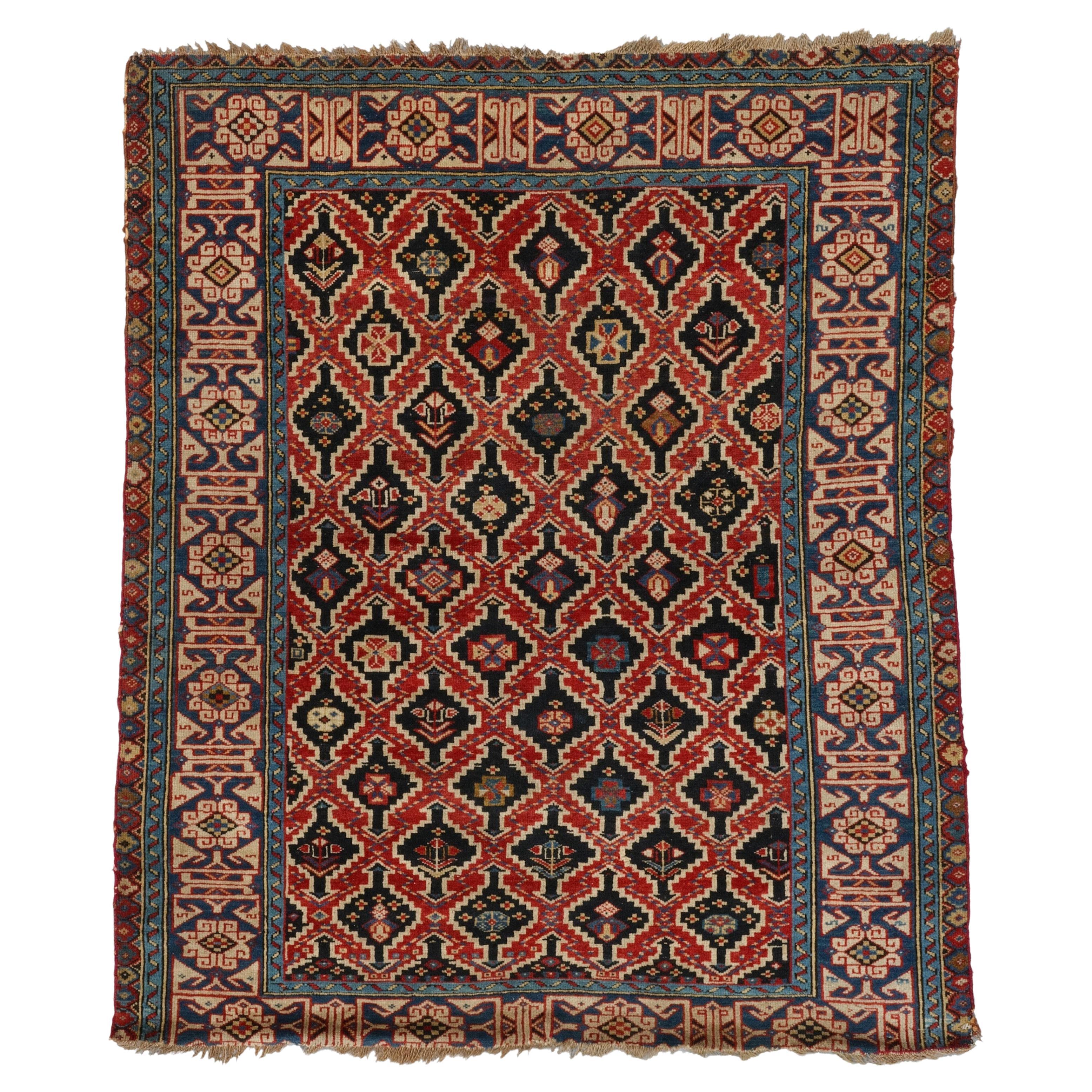 Antiker Kuba Shirvan - Kaukasischer Kuba Shirvan-Teppich, antiker Teppich
