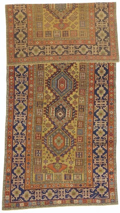 Antique Kuba Shirvan Rug 3’9” x 9’1”