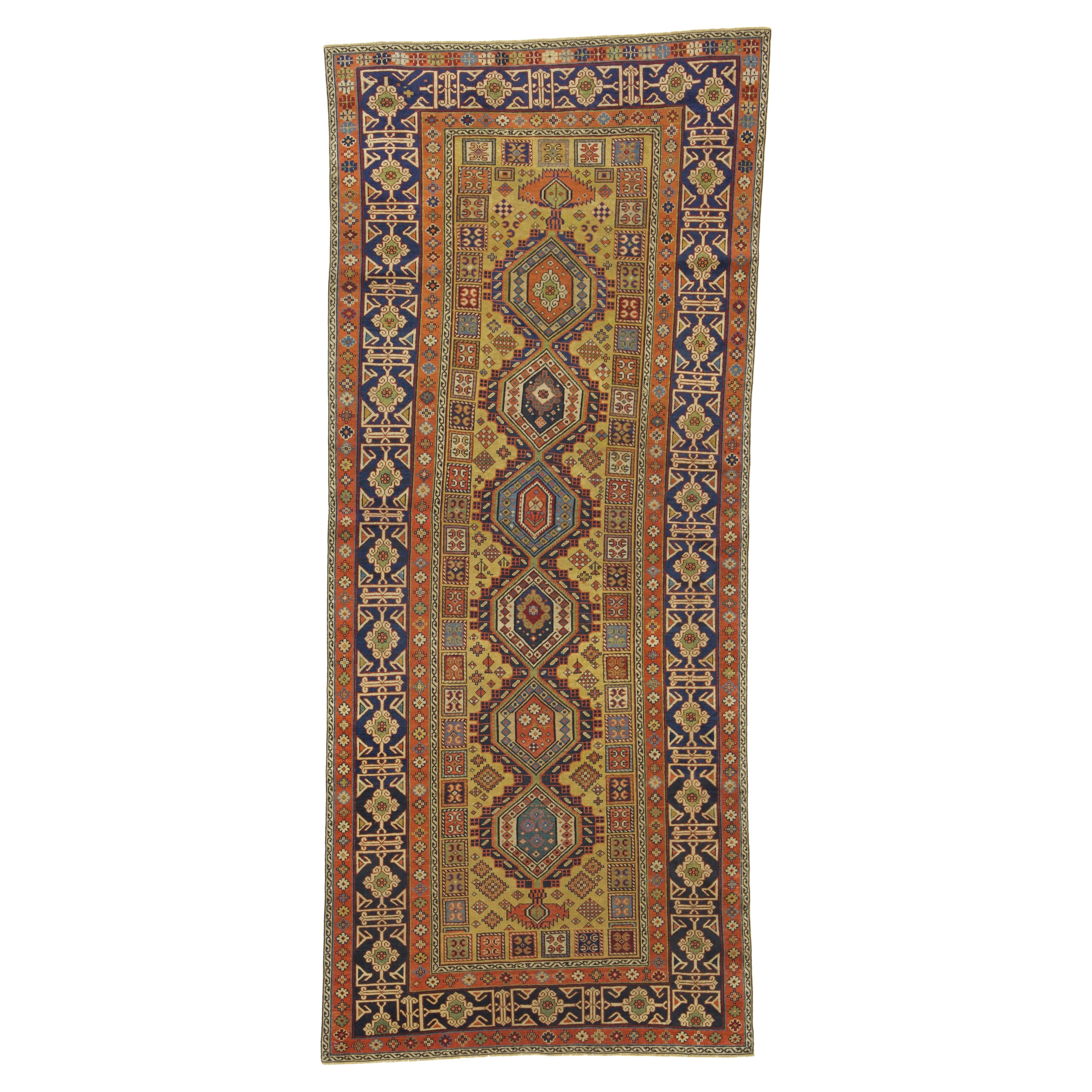 Tapis antique Kuba Shirvan 3'9 x 9'1