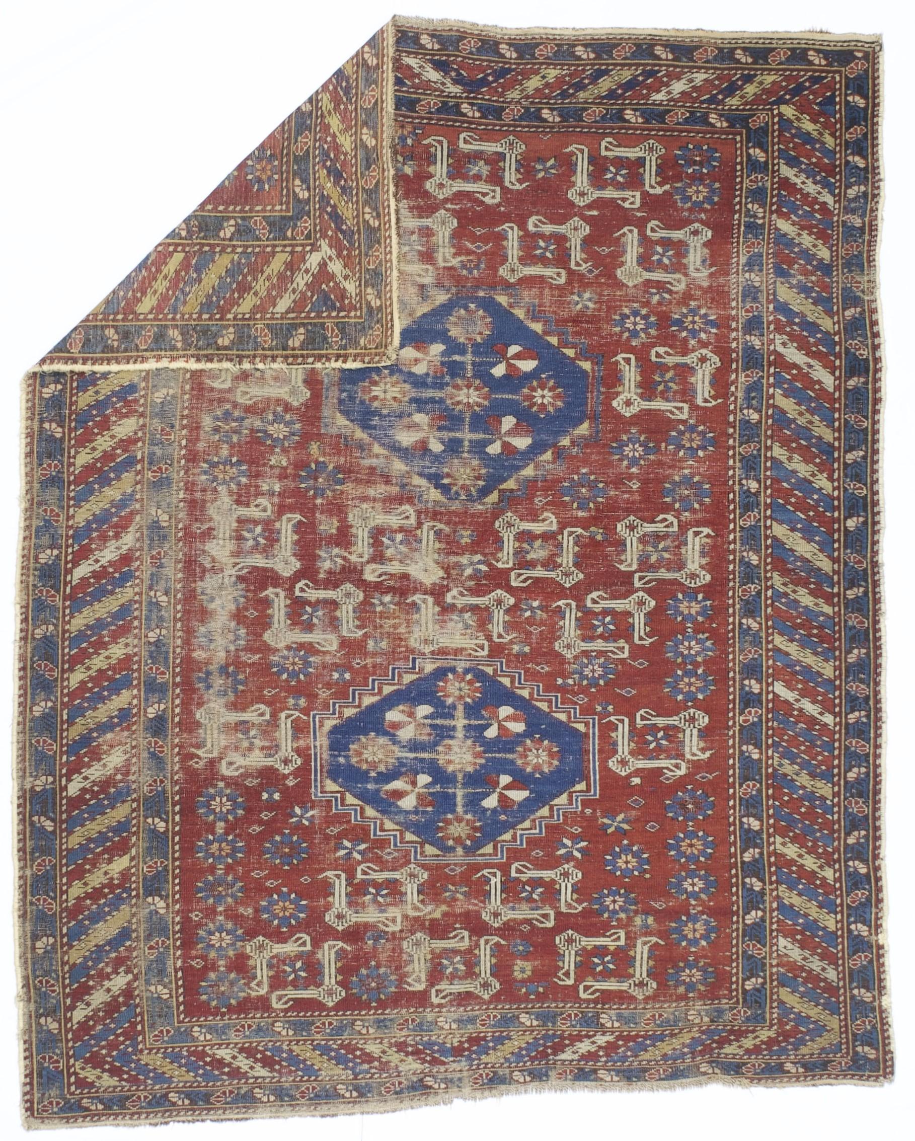 Tappeto antico Kuba Shirvan 5'1