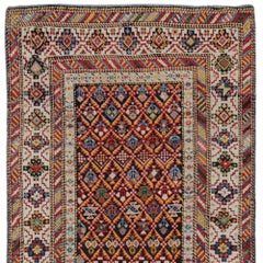 Antique Kuba Shirvan Runner - Late 19th Century