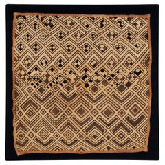 Antique Kuba Shoowa Cut-Pile & Embroidered Cloth, DR Congo