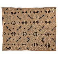 Antique Kuba Shoowa Cut-Pile & Embroidered Cloth, DR Congo