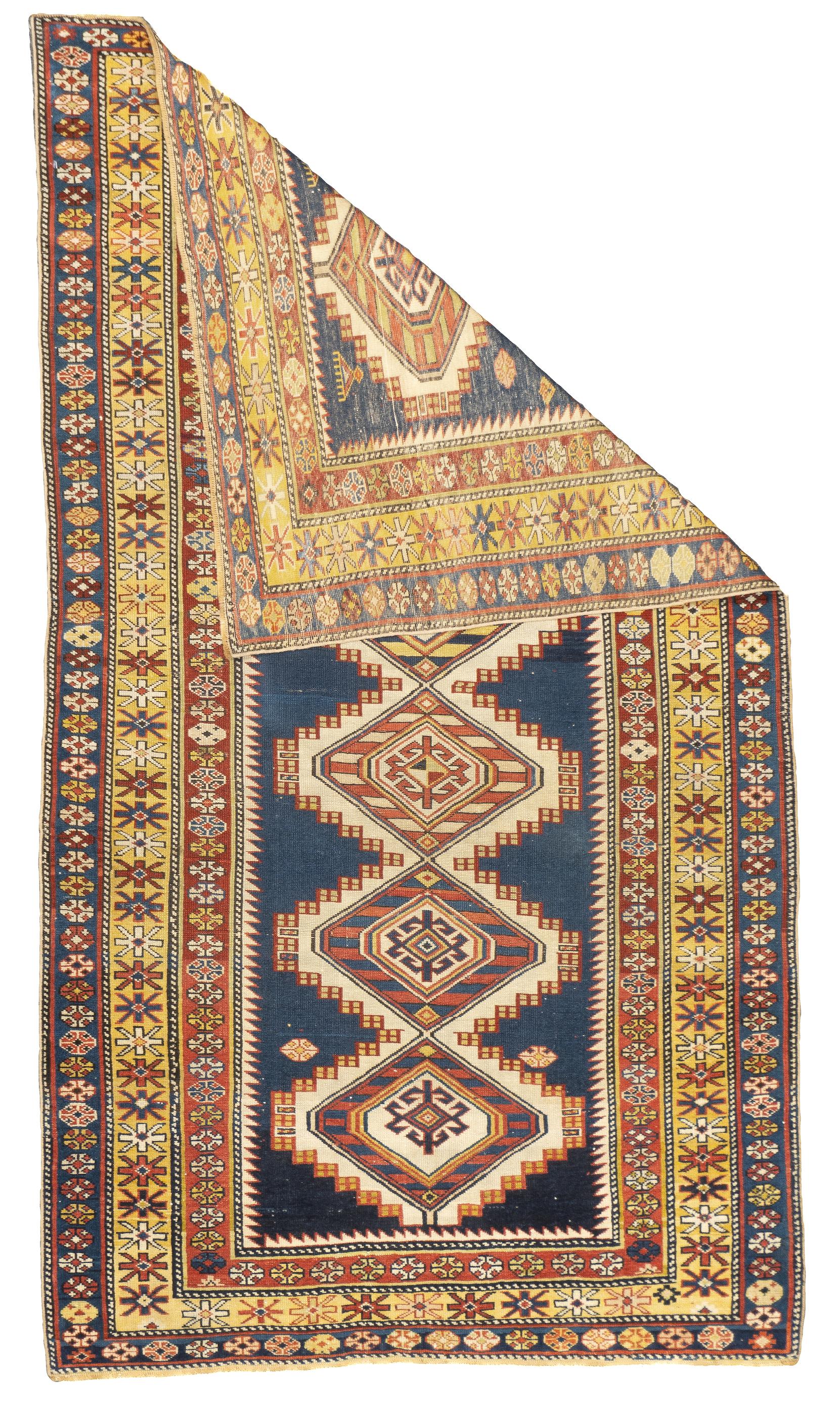 Tappeto antico Kuba Shriven 3'4